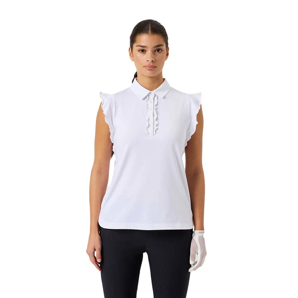 Daily Sports Women's Frill Sleeveless Polo Shirt 2026 - Image 5