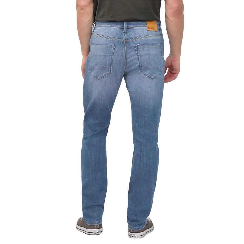 DUER Men's Performance Denim Slim Straight Pants 32in - Image 4