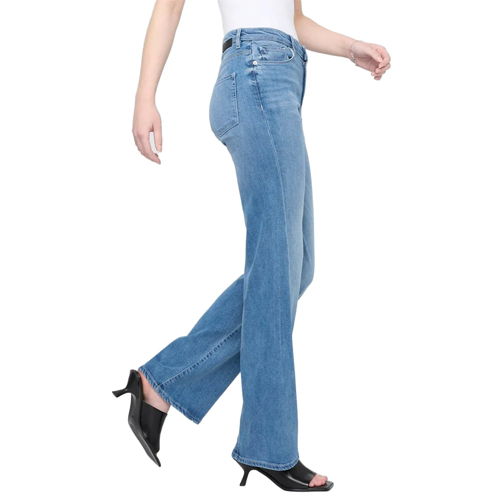 DUER Women's No Sweat Denim High Rise Wide Pants 32in - Image 2