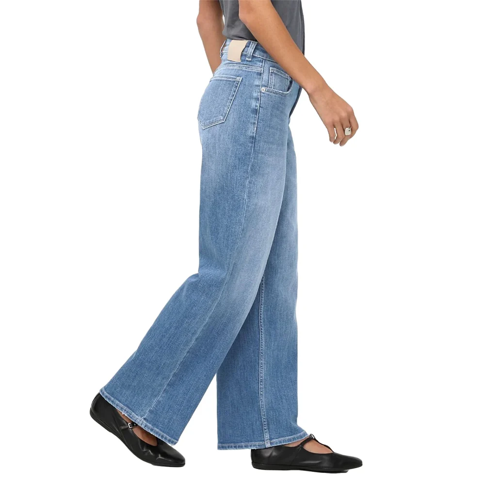 DUER Women's Performance Denim+ Mid Rise Loose Straight Pants - Image 2