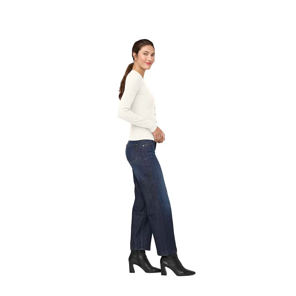 Women's Ribbed Pima Fitted Button Down Sweater - Image 3