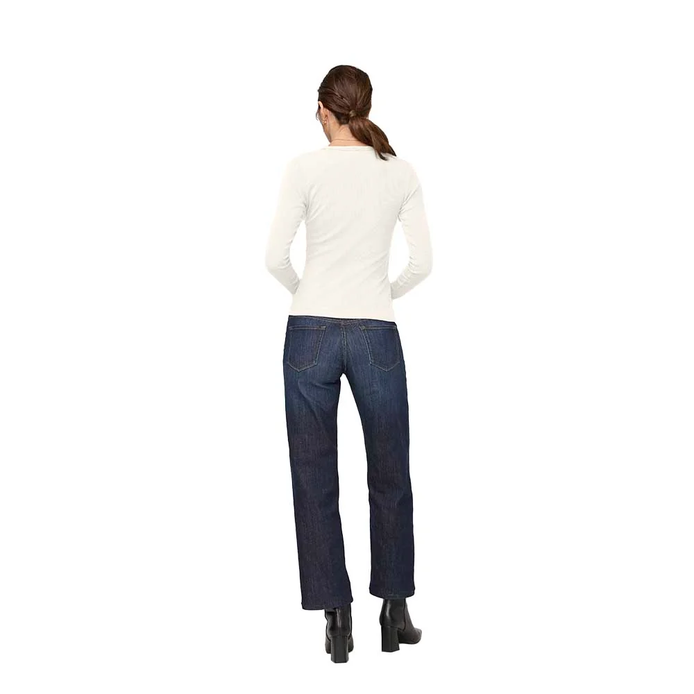 Women's Ribbed Pima Fitted Button Down Sweater - Image 4
