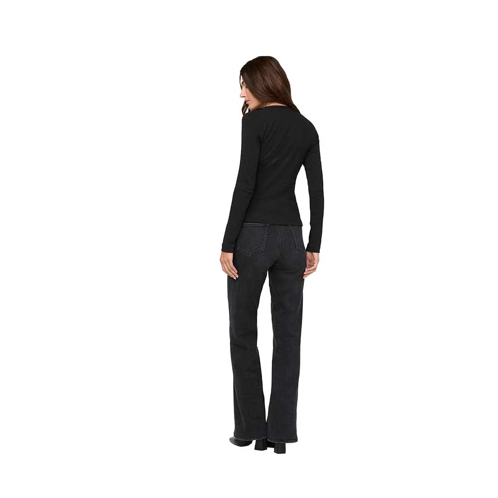 Women's Ribbed Pima Fitted Button Down Sweater - Image 7