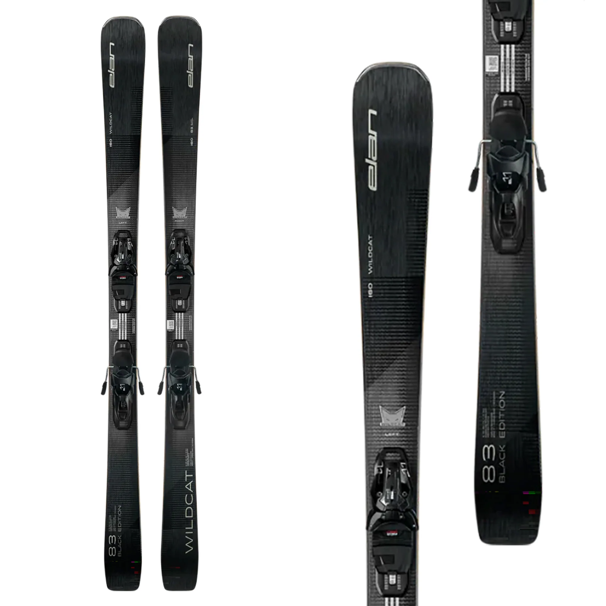 Elan Women's Wildcat 83 Black Edition Shift Skis With X ELX 11.0 2027 - Image 2