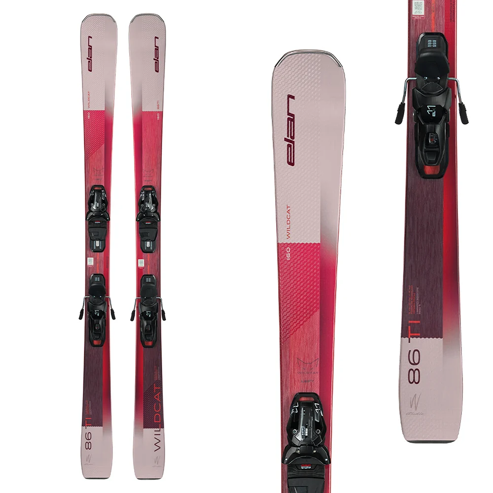 Elan Women's Wildcat 86 Ti Skis with PS ELW 11 GW Bindings 2026