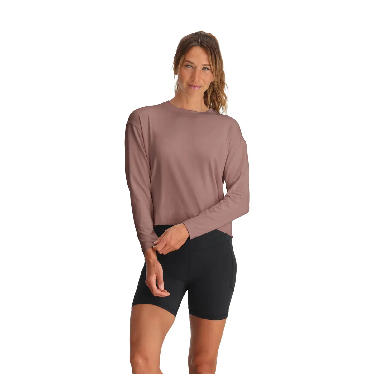 Free Fly Women's Bamboo Shade Crossover Long Sleeve - Image 5