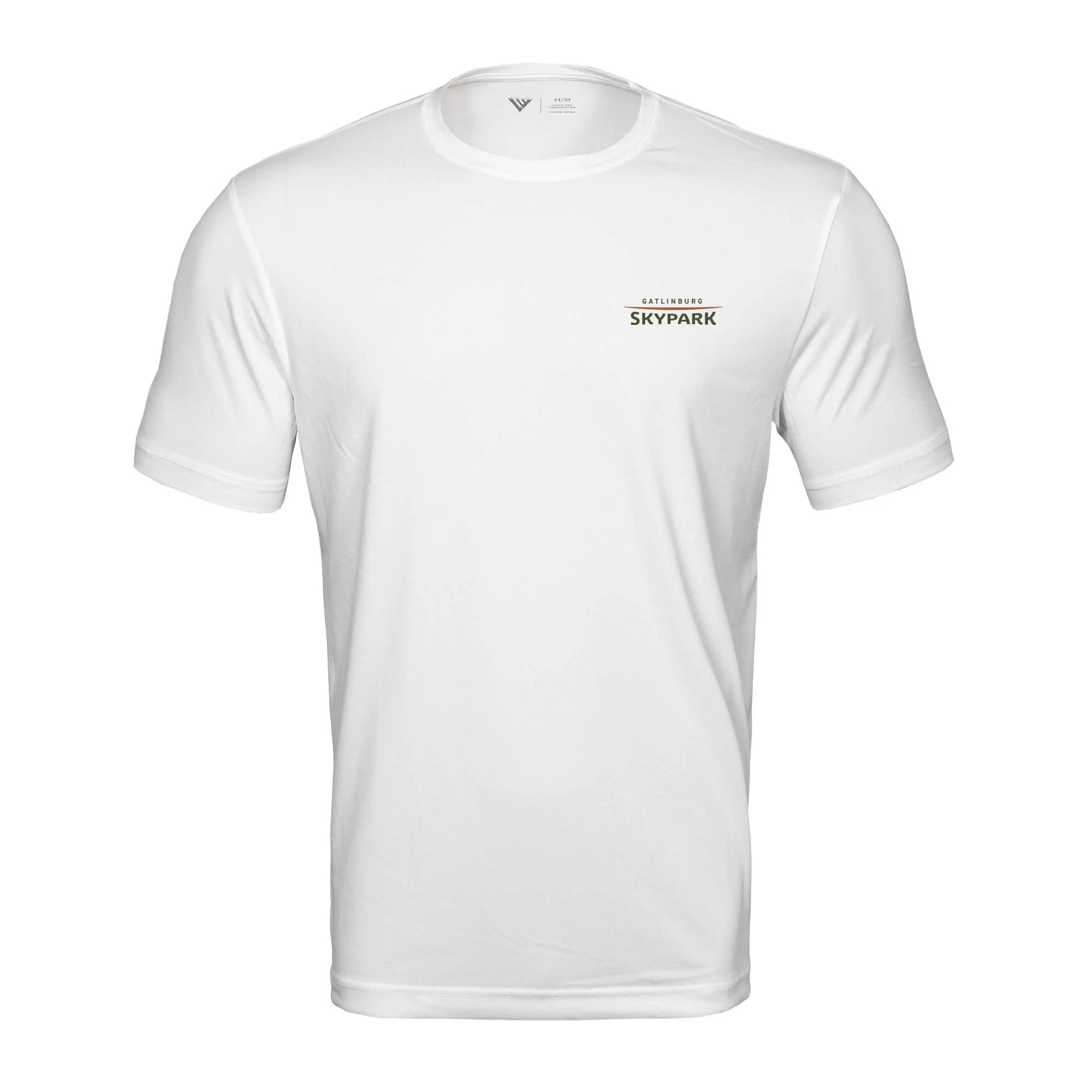 Gatlinburg SkyPark Tech T-Shirt Full Color Small Chest Logo - Image 2