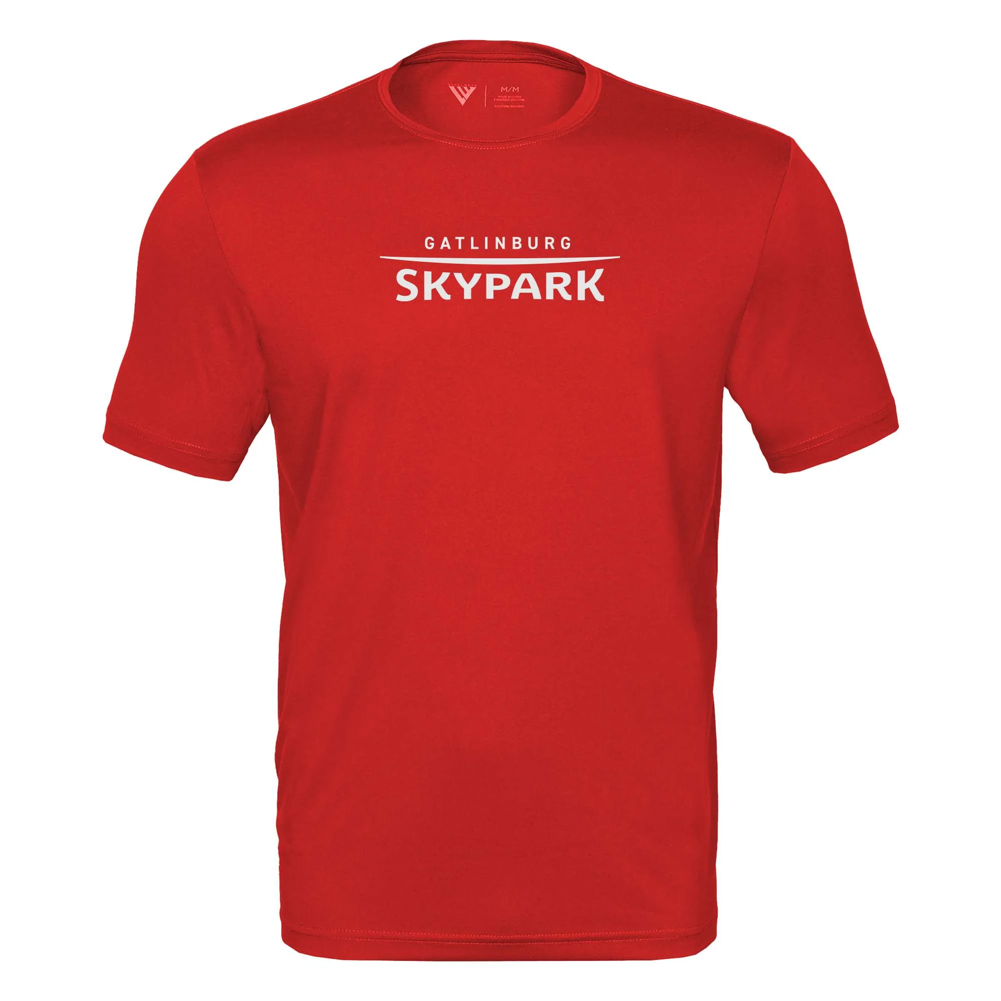 Gatlinburg SkyPark Tech T-Shirt White Chest Logo - Image 3