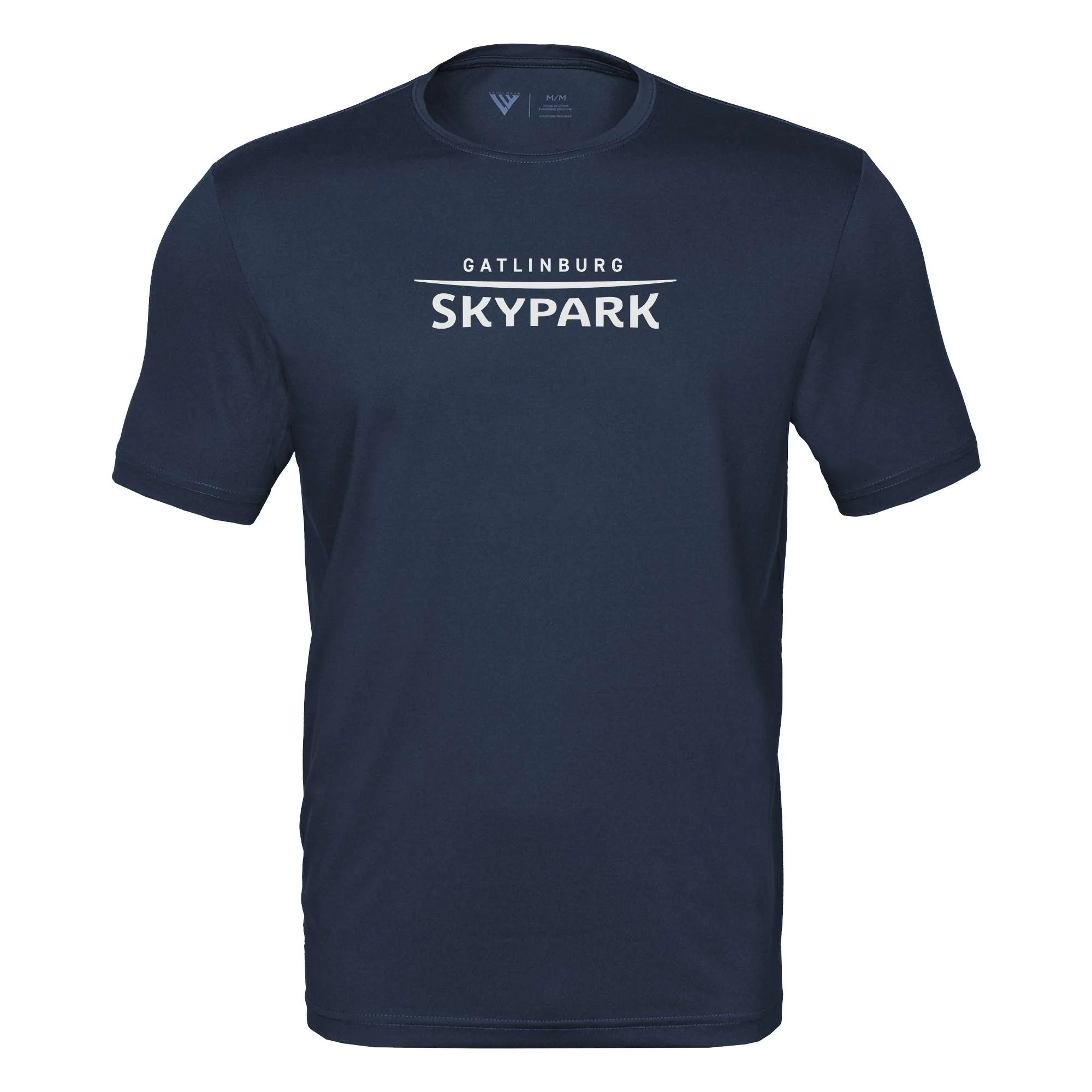 Gatlinburg SkyPark Tech T-Shirt White Chest Logo - Image 4