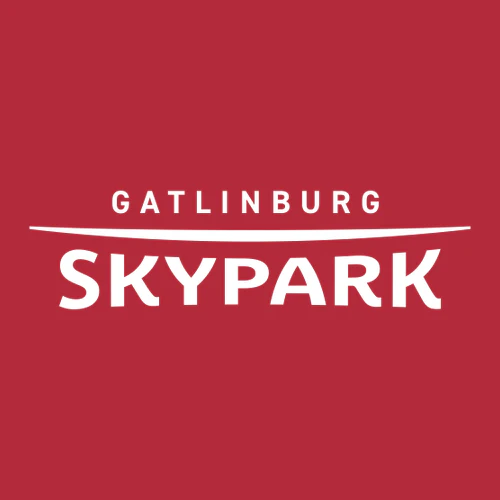 Gatlinburg SkyPark Adult T-Shirt White Chest Logo Red - Image 2