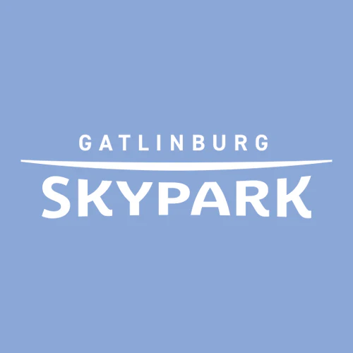 Gatlinburg SkyPark Adult Crewneck White Chest and Back Logo Carolina Blue - Image 3