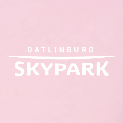 Gatlinburg SkyPark Adult Crewneck White Chest and Back Logo Pink - Image 5
