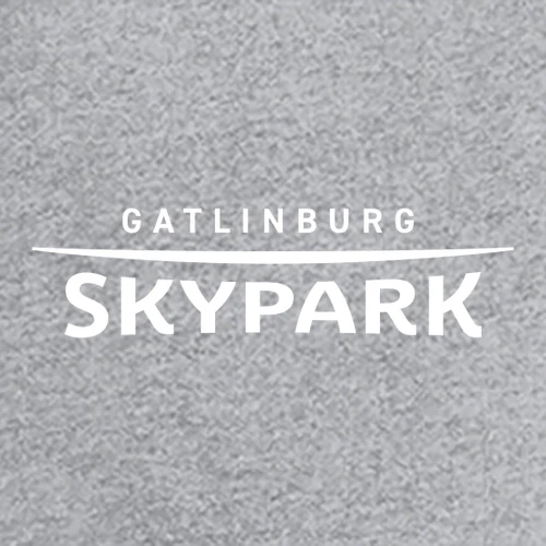Gatlinburg SkyPark Adult Long Sleeve White Chest and Back Logo Heather Grey - Image 5