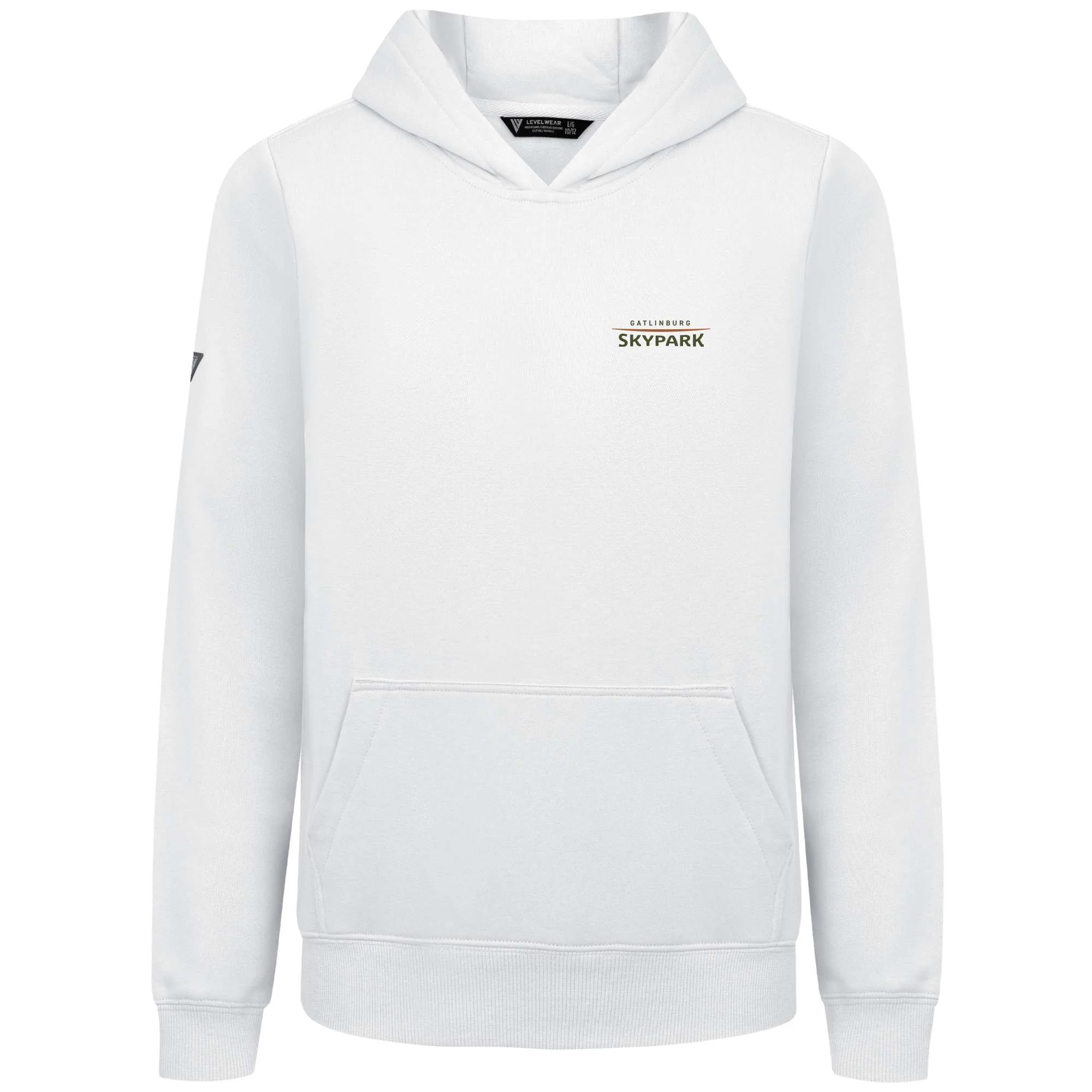 Gatlinburg SkyPark Kid's Hoody Full Color Small Chest Logo - Image 4