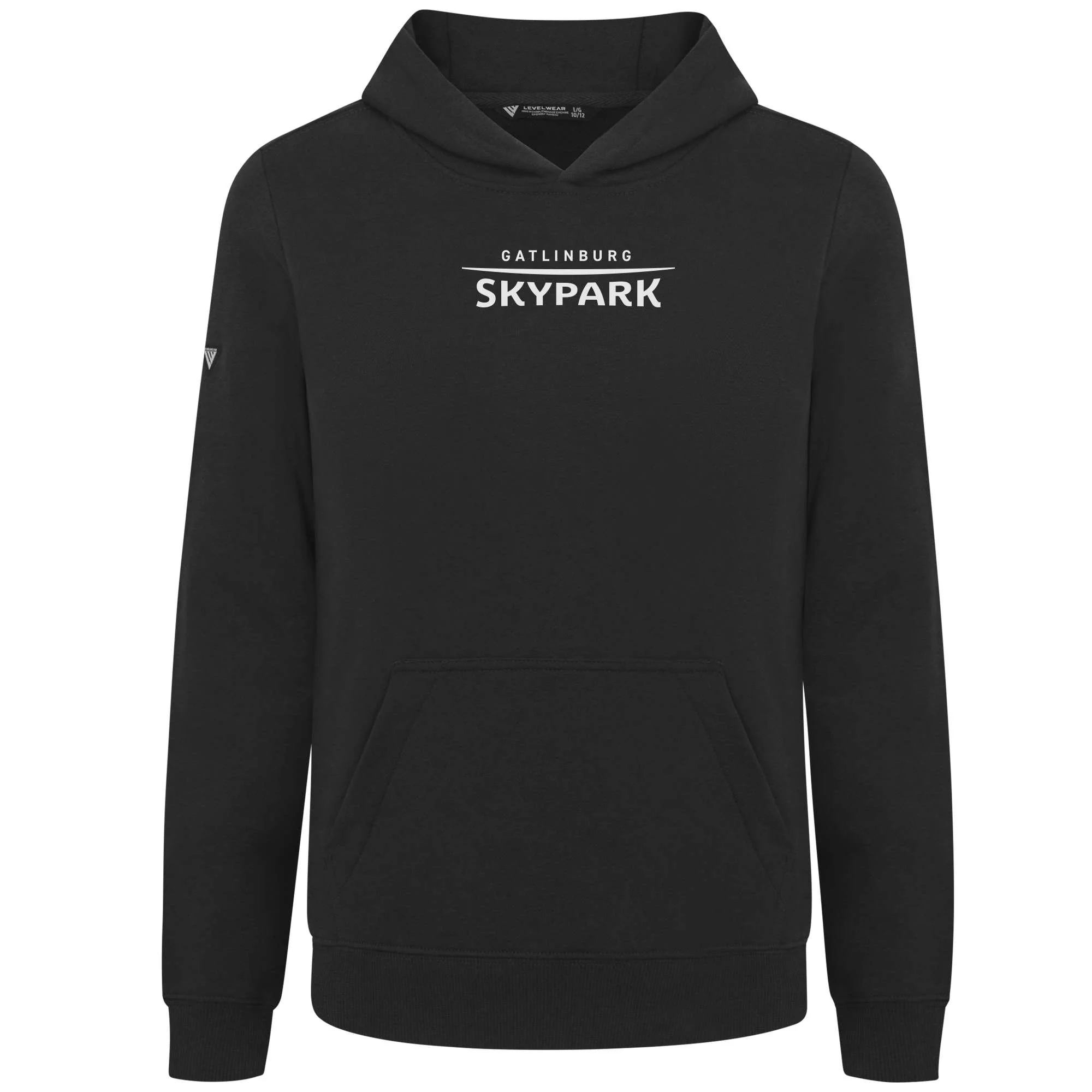 Gatlinburg SkyPark Kid's Hoody White Chest Logo