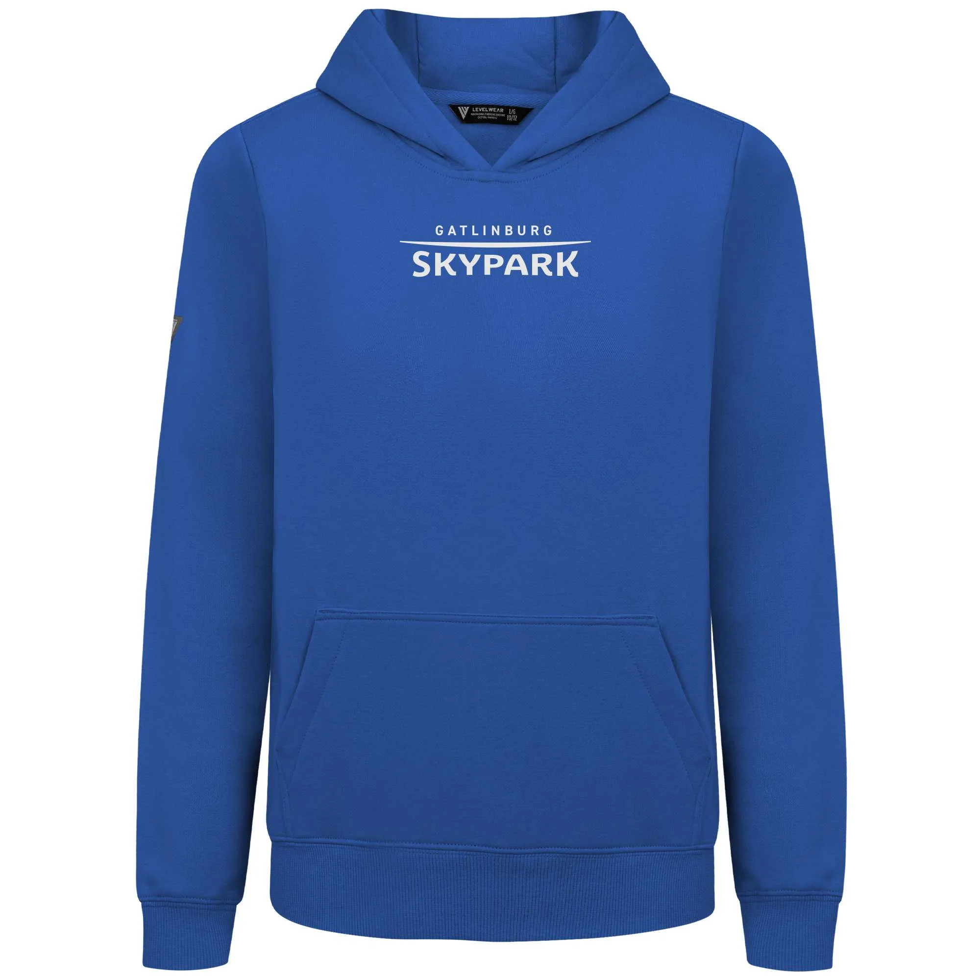 Gatlinburg SkyPark Kid's Hoody White Chest Logo - Image 3