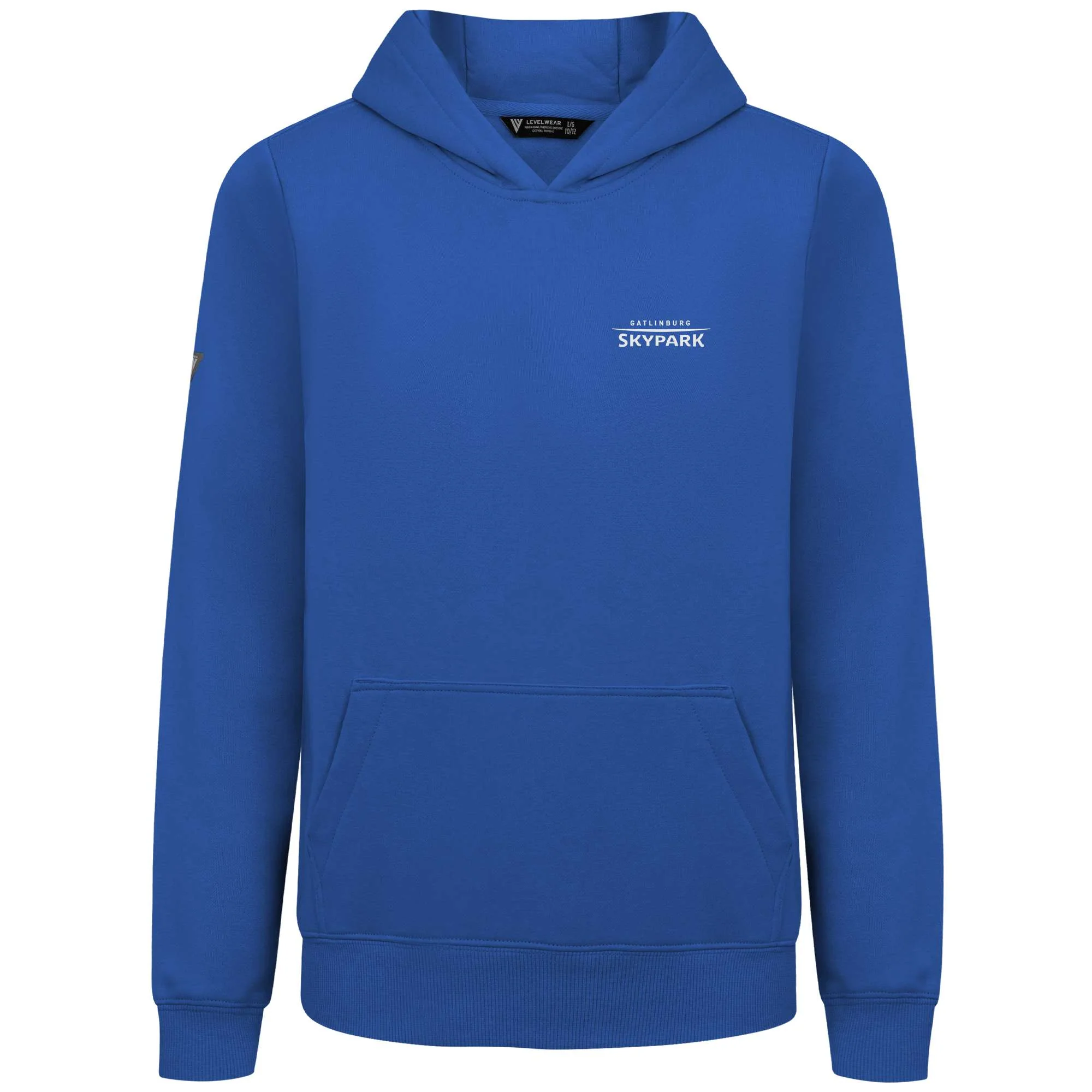 Gatlinburg SkyPark Kid's Hoody White Small Chest Logo - Image 3