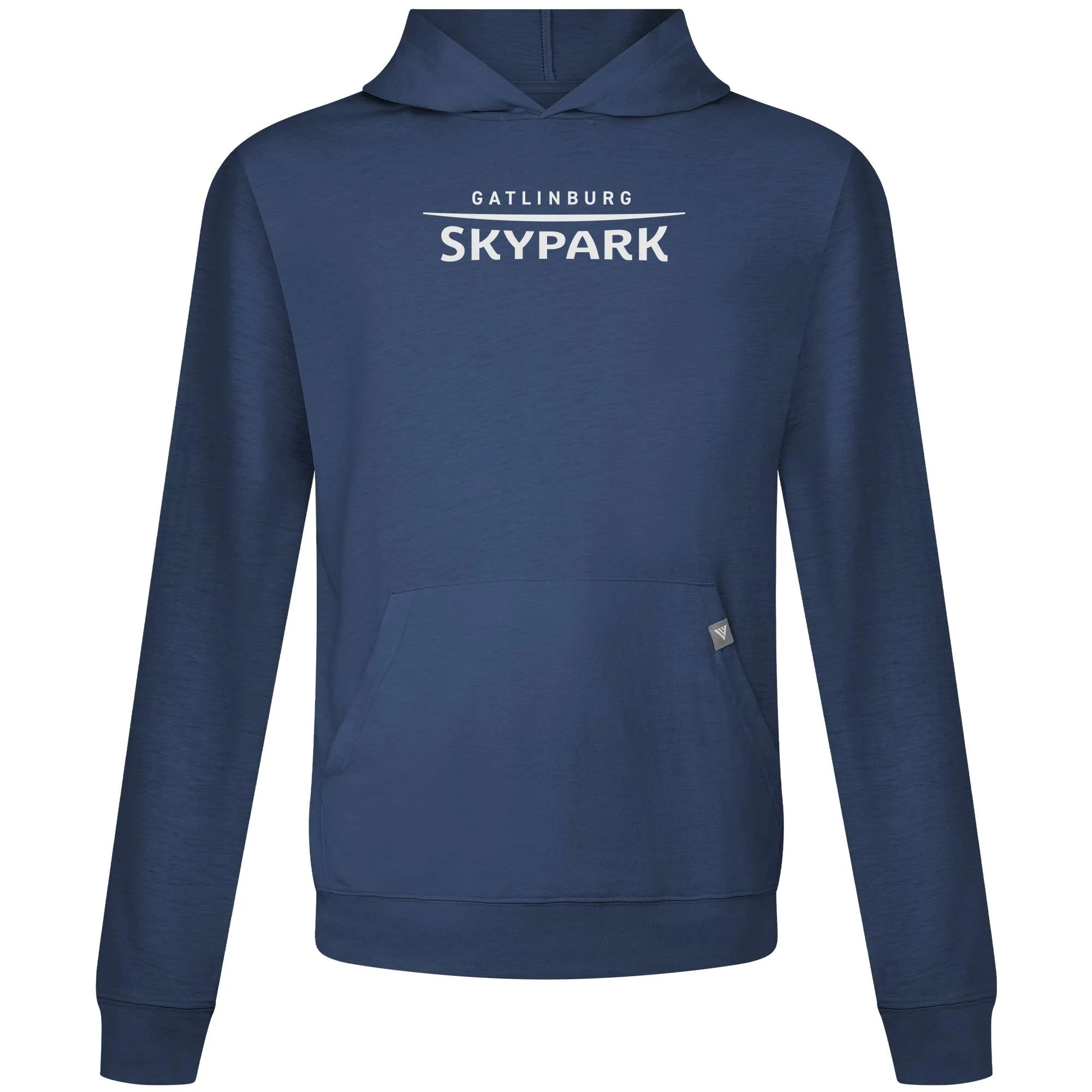 Gatlinburg SkyPark Men's Lightweight Tech Hoody White Chest Logo - Image 4