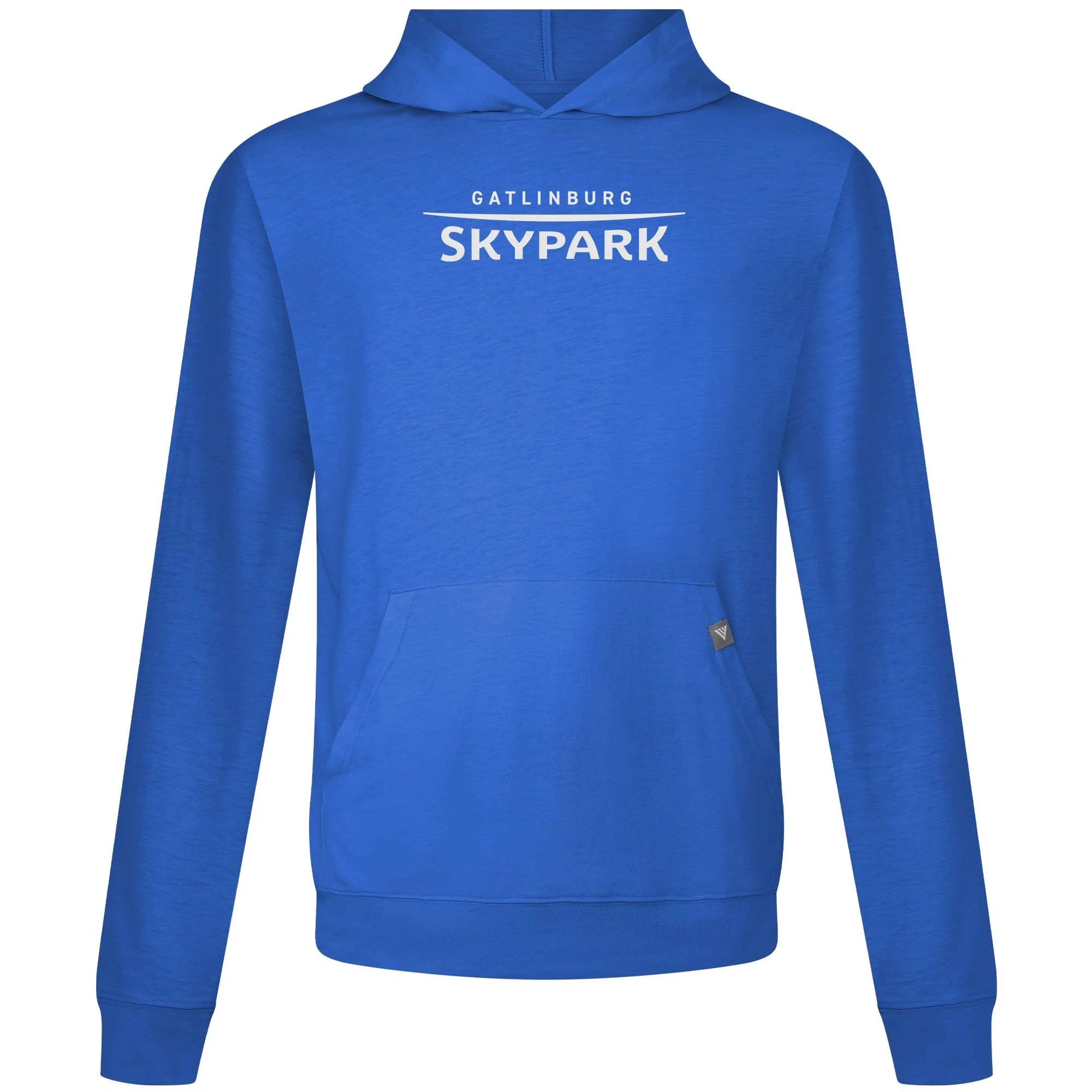 Gatlinburg SkyPark Men's Lightweight Tech Hoody White Chest Logo - Image 5