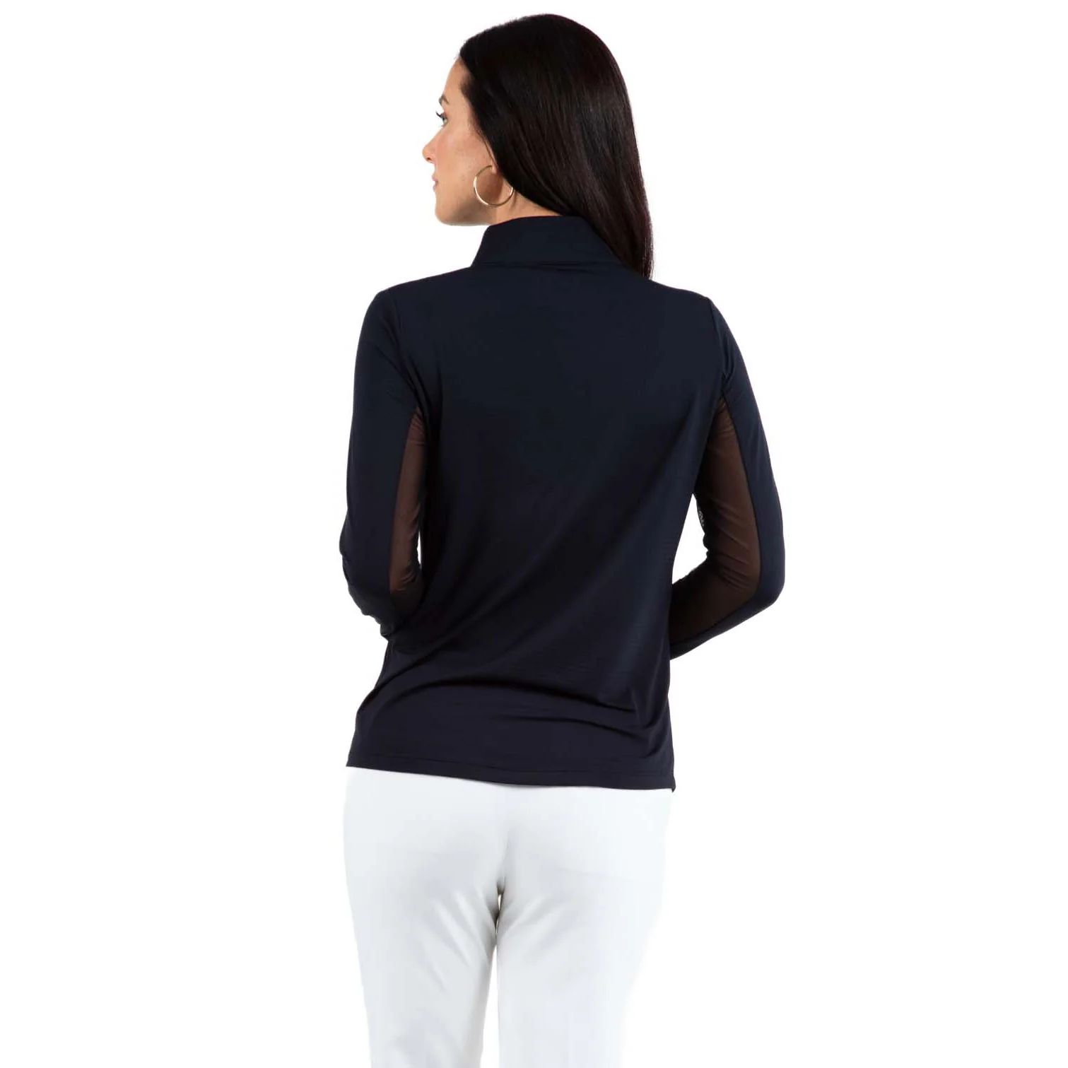 IBKUL Women's Solid Long Sleeve Mock Neck Top 2025 - Image 8