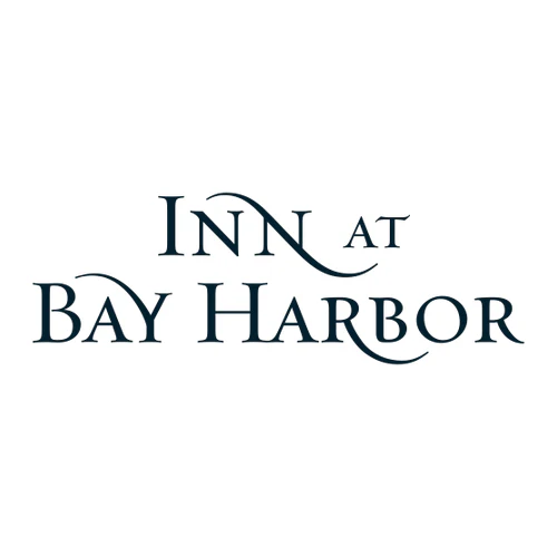 Inn at Bay Harbor Logo 1 Black Ink -- Crewneck Sweatshirt White - Image 2