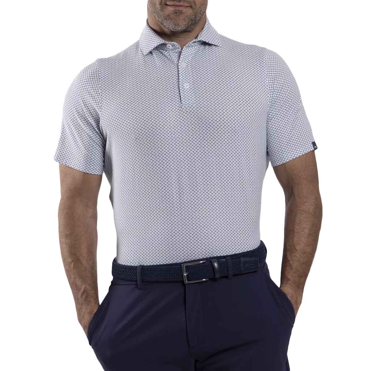 KJUS Men's Hollow Pima Short Sleeve Polo - Image 2