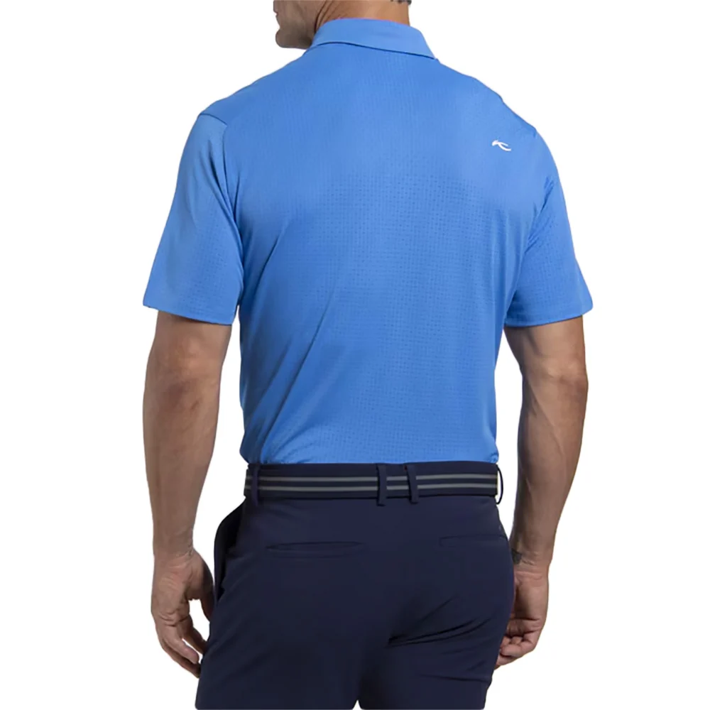 KJUS Men's Savin Structure Short Sleeve Golf Polo Shirt - Image 2