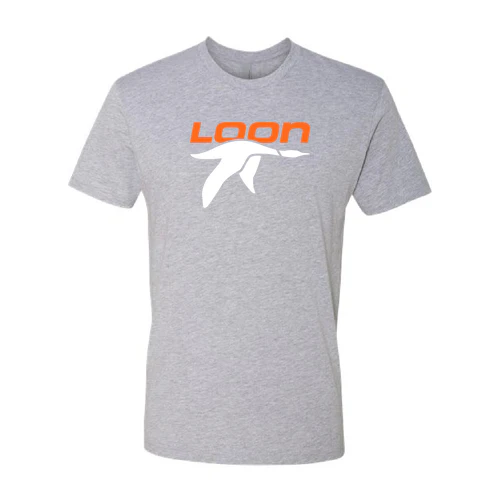 Loon Competition Team Adult T-Shirt Heather Grey - Image 2