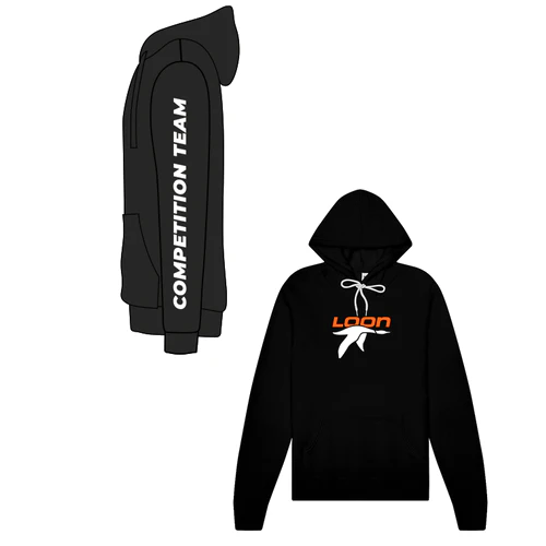 Loon Competition Team Adult Hoodie Black