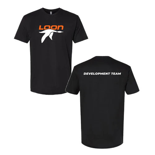 Loon Development Team Adult T-Shirt Black