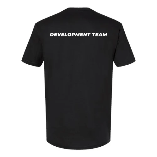 Loon Development Team Adult T-Shirt Black - Image 3