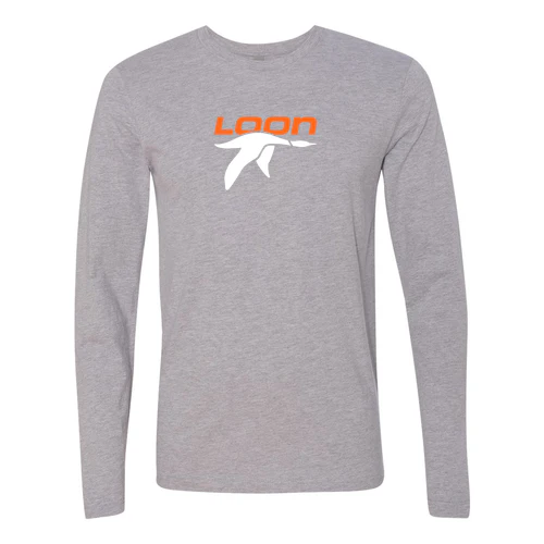 Loon Development Team Adult Long Sleeve Heather Grey - Image 3