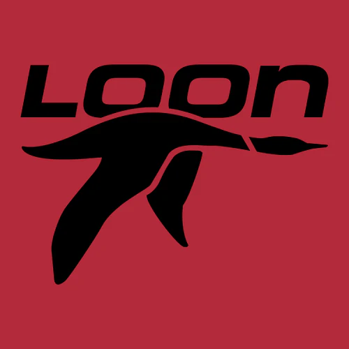 Loon Mountain Adult T-Shirt Black Chest and Back Logo Red - Image 5
