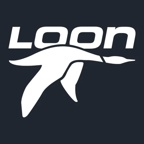 Loon Mountain Adult Long Sleeve White Chest and Back Logo Midnight Navy - Image 5