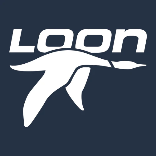 Loon Mountain Adult Hoodie White Chest and Back Logo Navy - Image 5