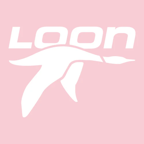 Loon Mountain Adult T-Shirt White Chest and Back Logo Light Pink - Image 5