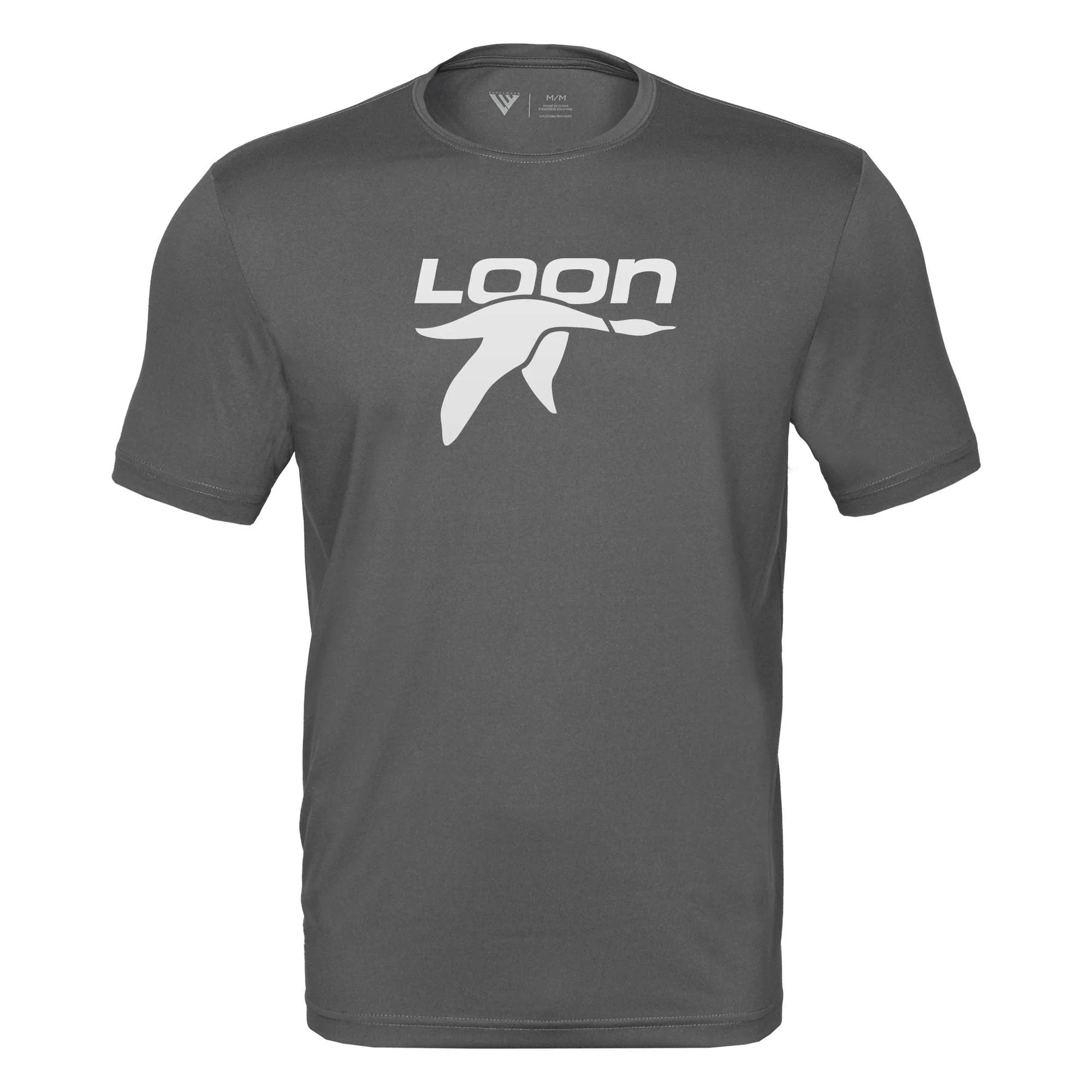 Loon Mountain Tech T-Shirt White Chest Logo - Image 2