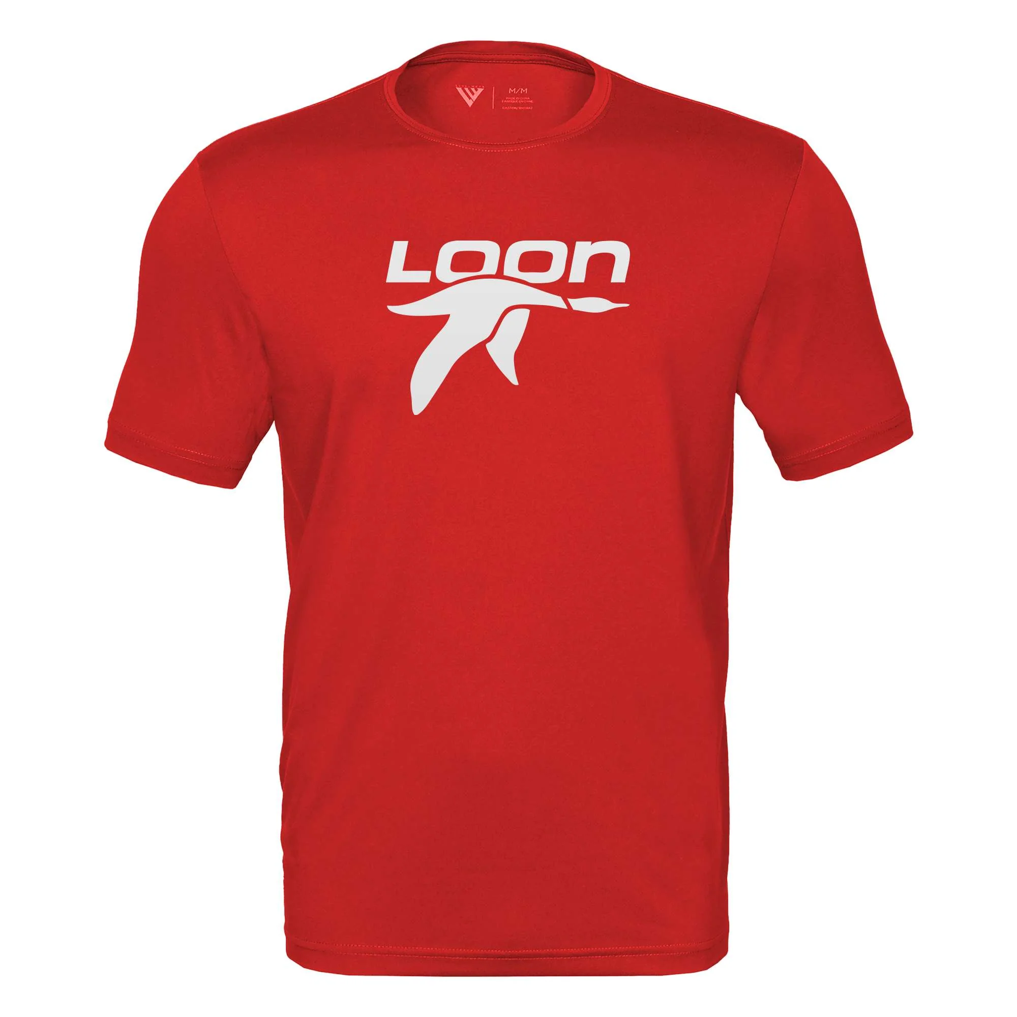 Loon Mountain Tech T-Shirt White Chest Logo - Image 3