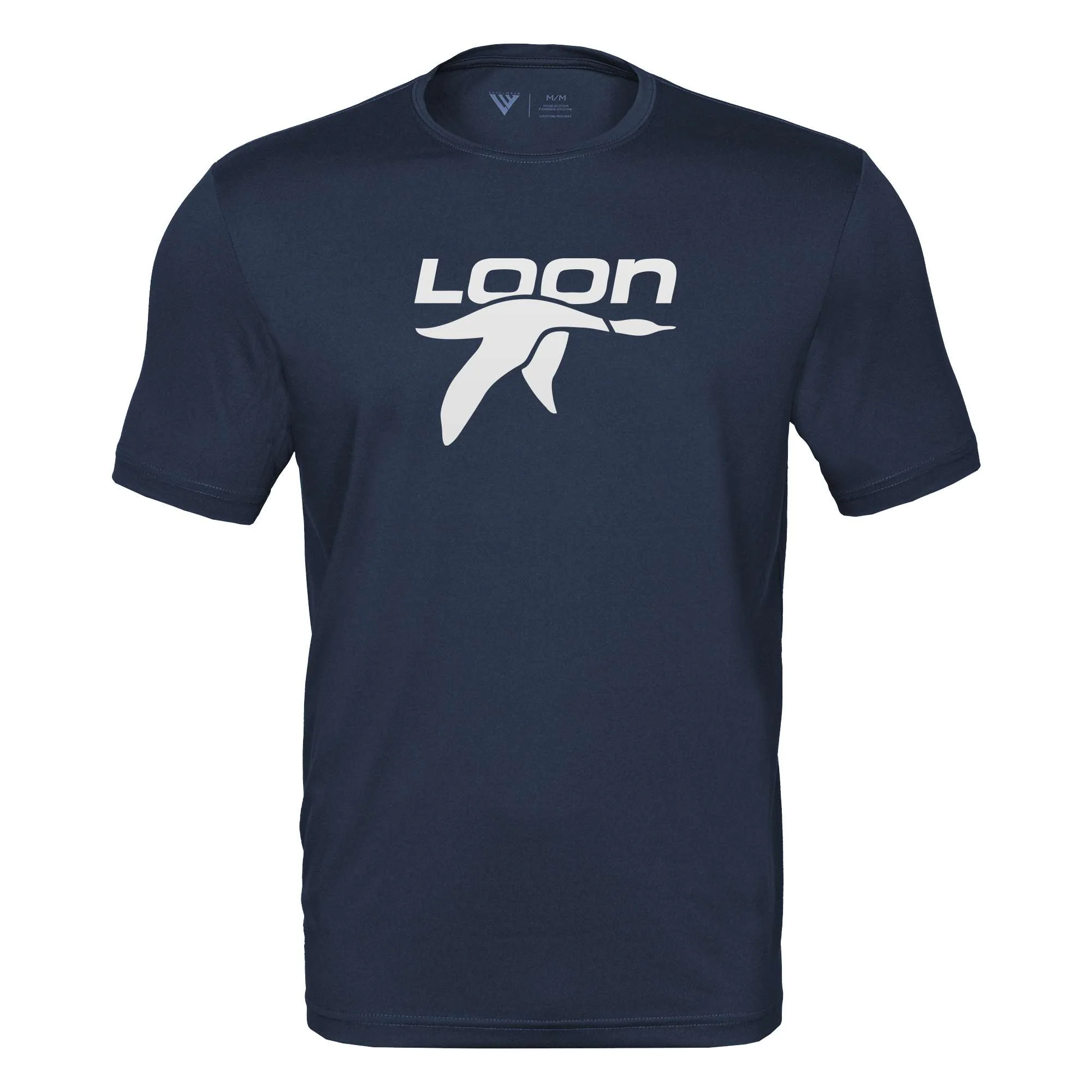 Loon Mountain Tech T-Shirt White Chest Logo - Image 4