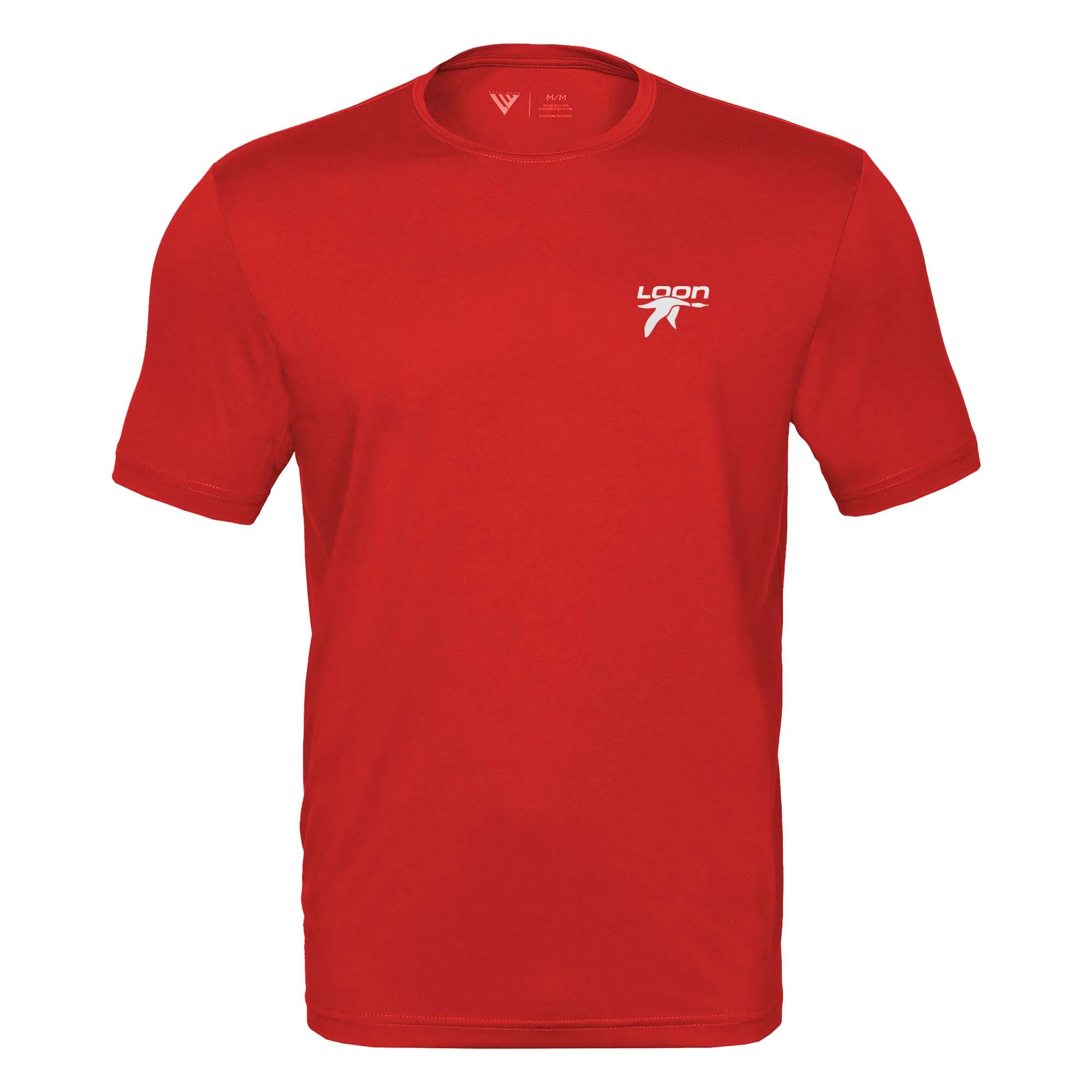 Loon Mountain Tech T-Shirt White Small Chest Logo - Image 4