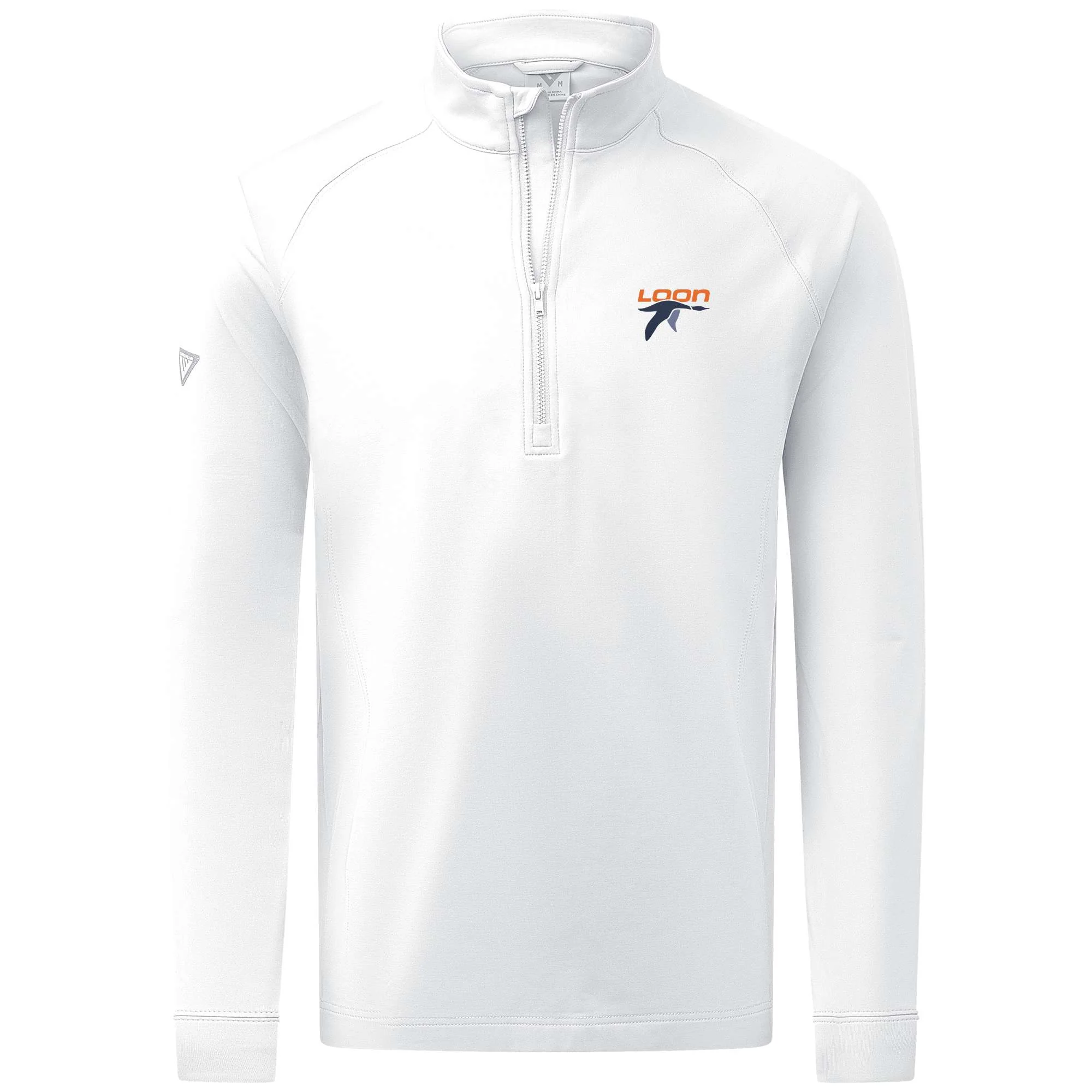 Loon Mountain Men's Midweight 1/4 Zip Full Color Small Chest Logo