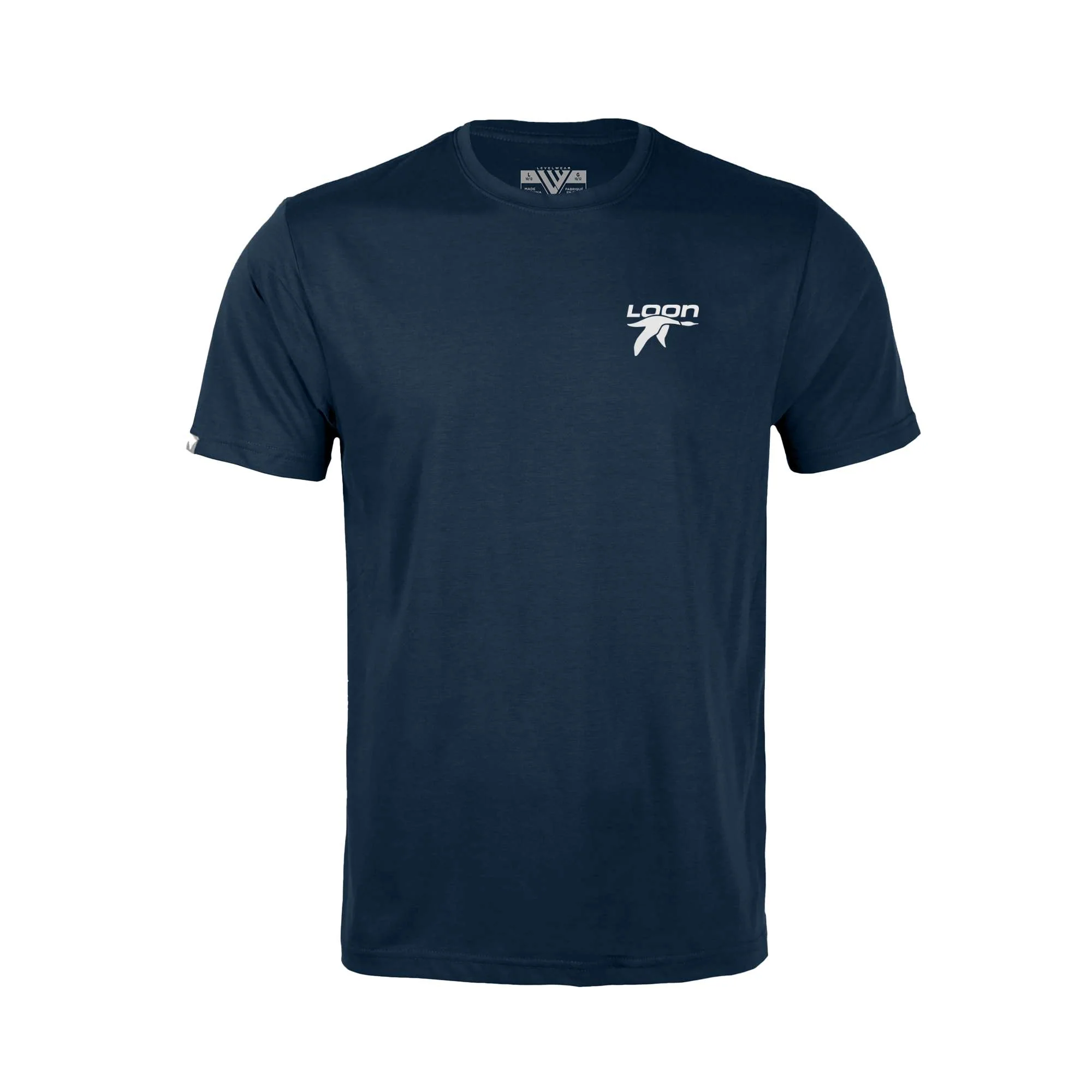 Loon Mountain Kid's Classic T-Shirt White Small Chest Logo - Image 4