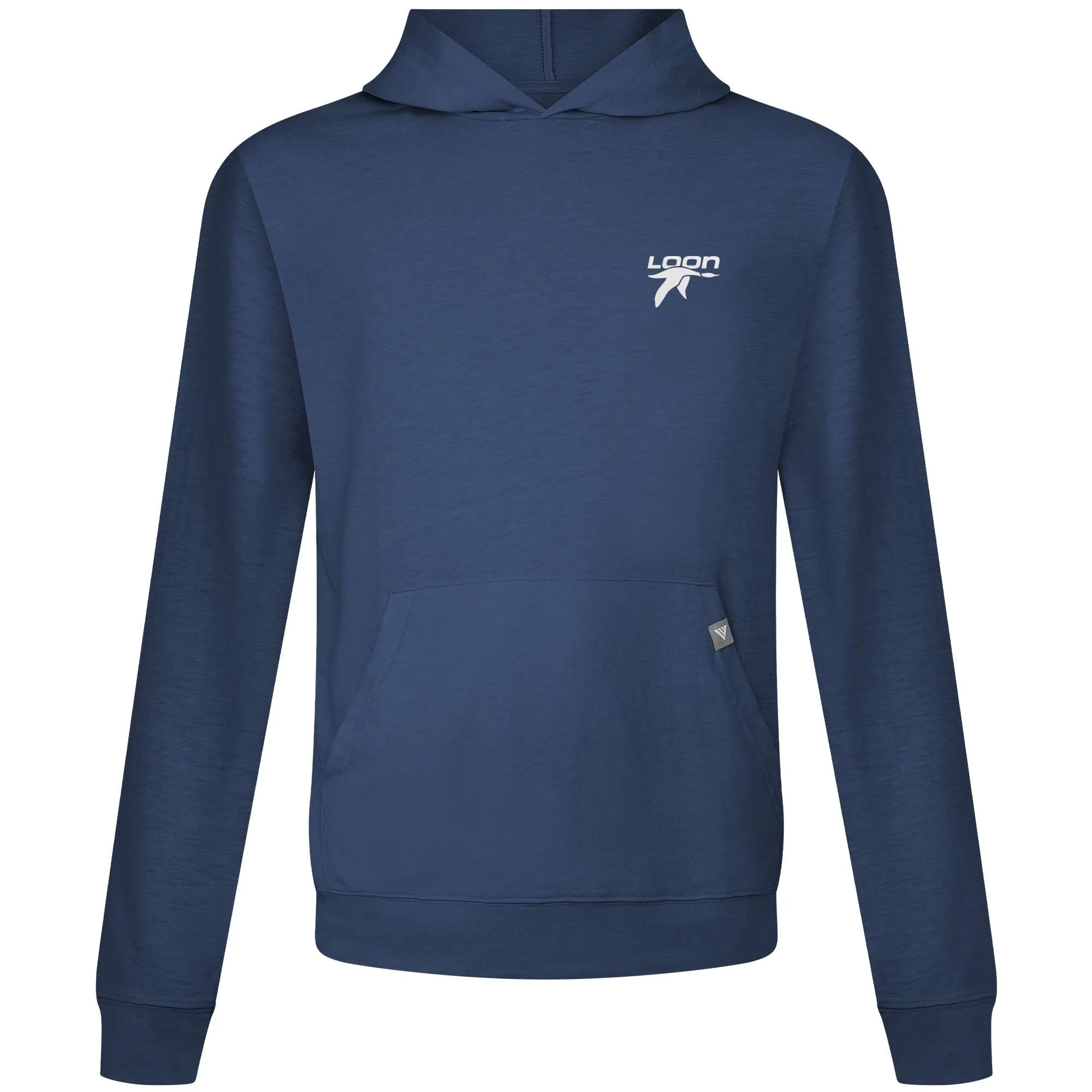 Loon Mountain Men's Lightweight Tech Hoody White Small Chest Logo - Image 5
