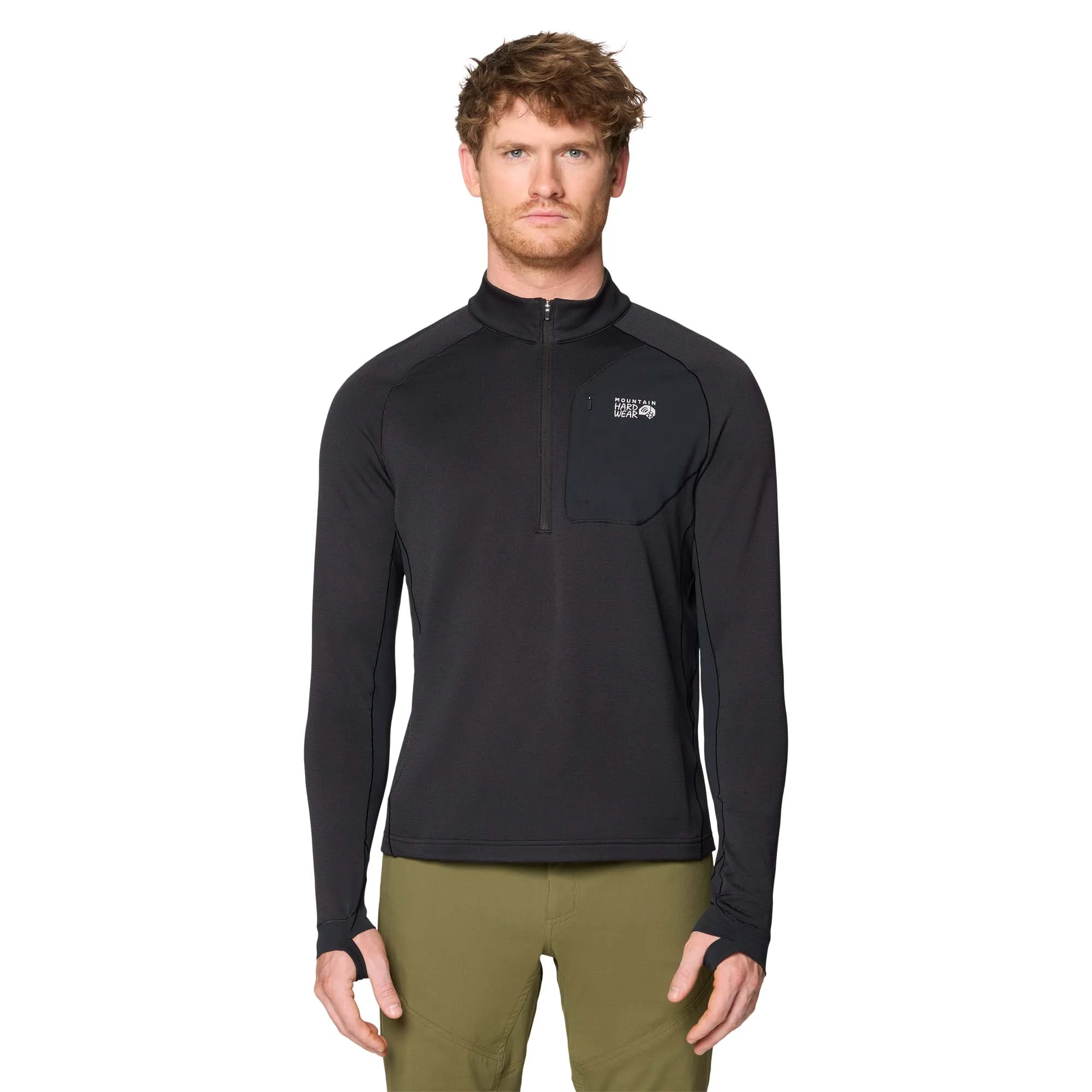 Mountain Hardwear Men's Up First Tech Fleece Quarter Zip - Image 3