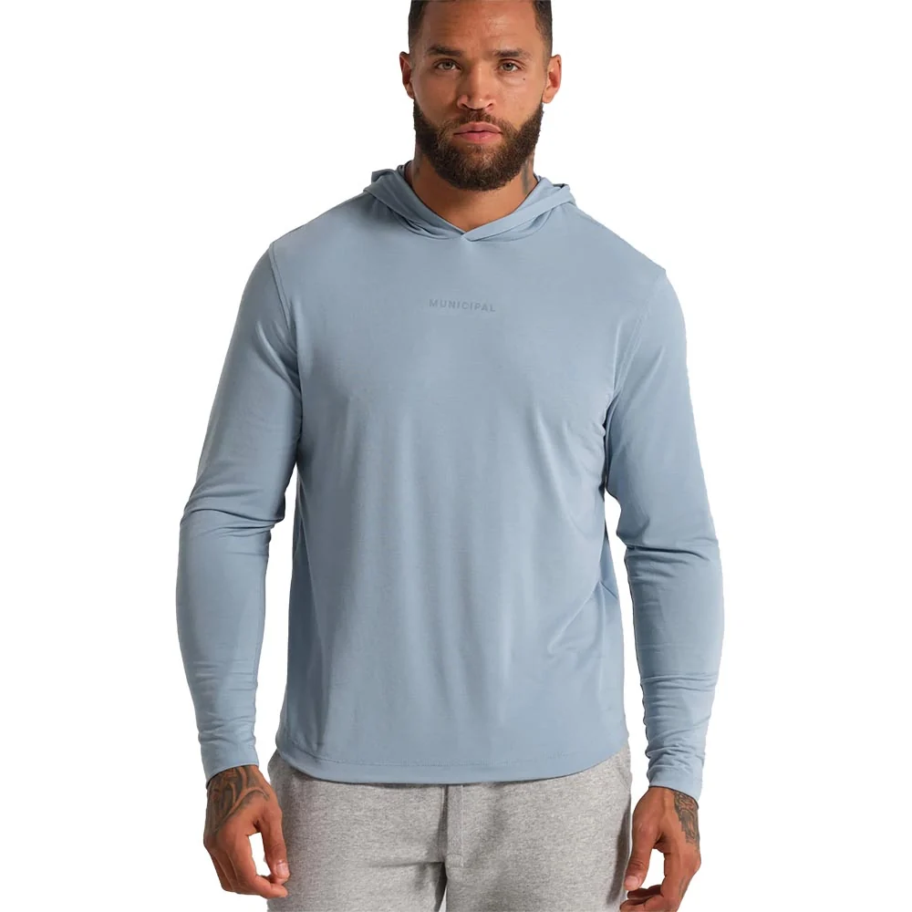MUNICIPAL Men's Sport Utility Hooded T-Shirt