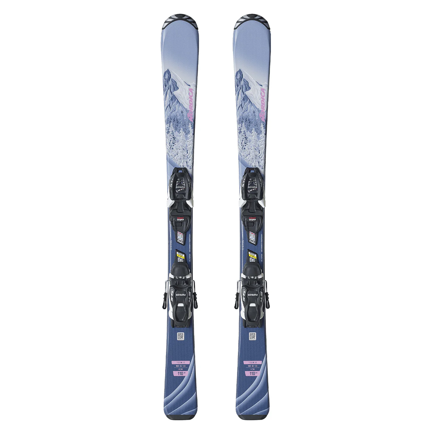 Nordica Junior's Team G (110-140) Skis with JR 7.0 FDT Bindings 2027 - Image 2