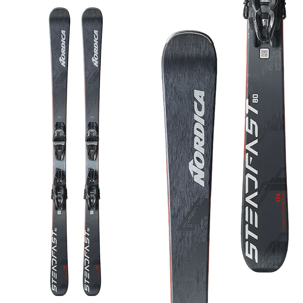 Nordica Steadfast 80 CA Skis with TP2 Compact 10 FDT Bindings 2026