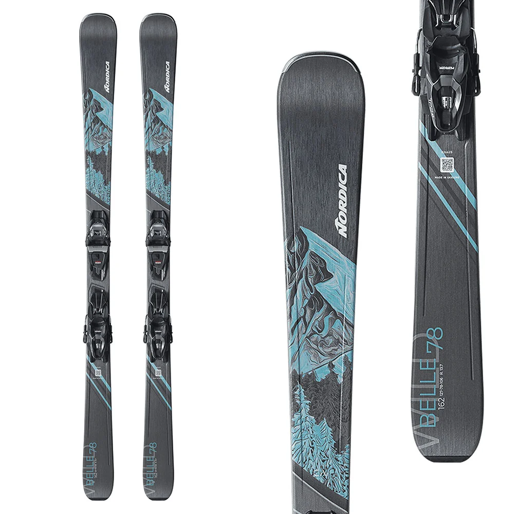 Nordica Women's Wild Belle 78 CA Skis with TP2 Compact 10 Bindings 2027