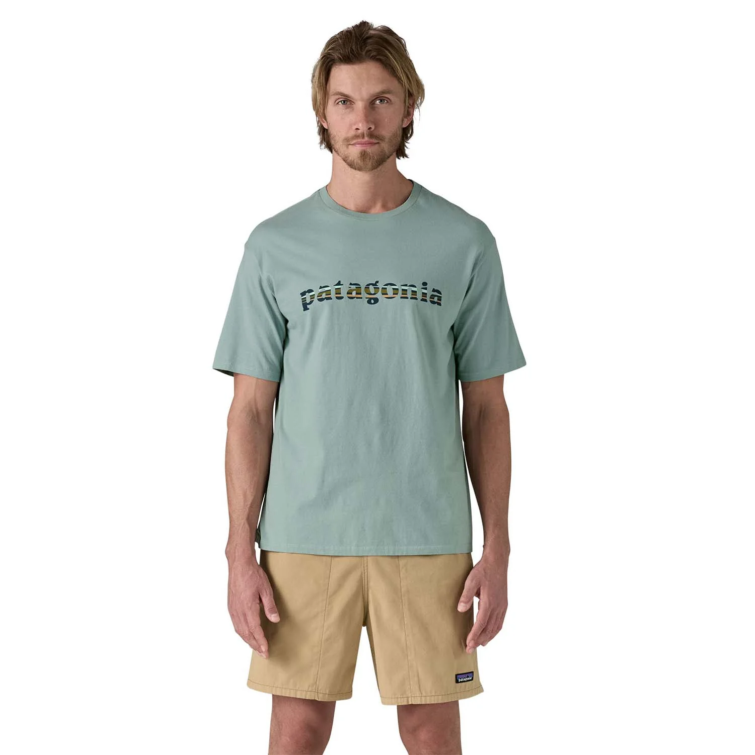 Patagonia Men's '73 Text Logo Organic T-Shirt - Image 2