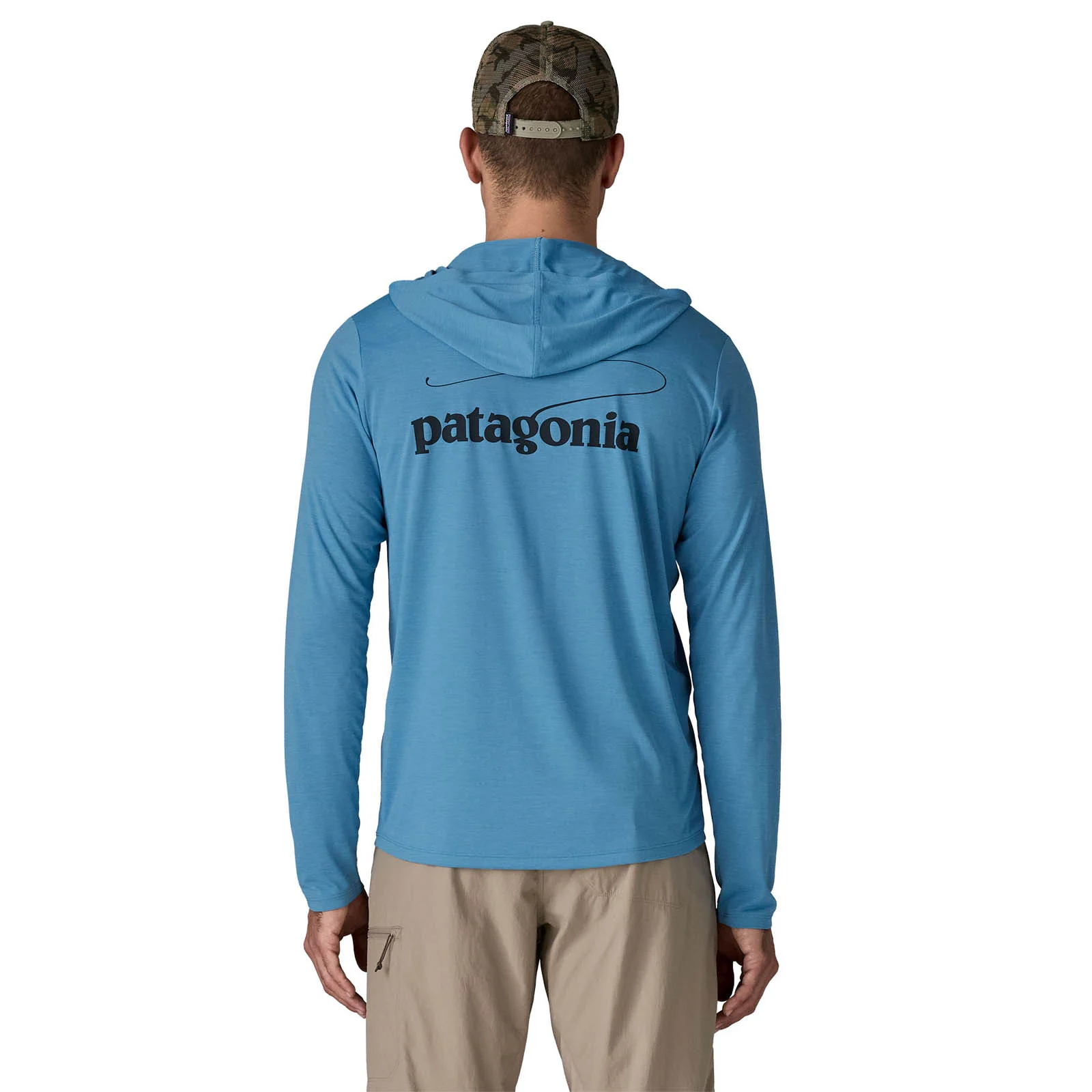 Patagonia Men's Capilene Cool Daily Hoody - Casting Logo - Image 4